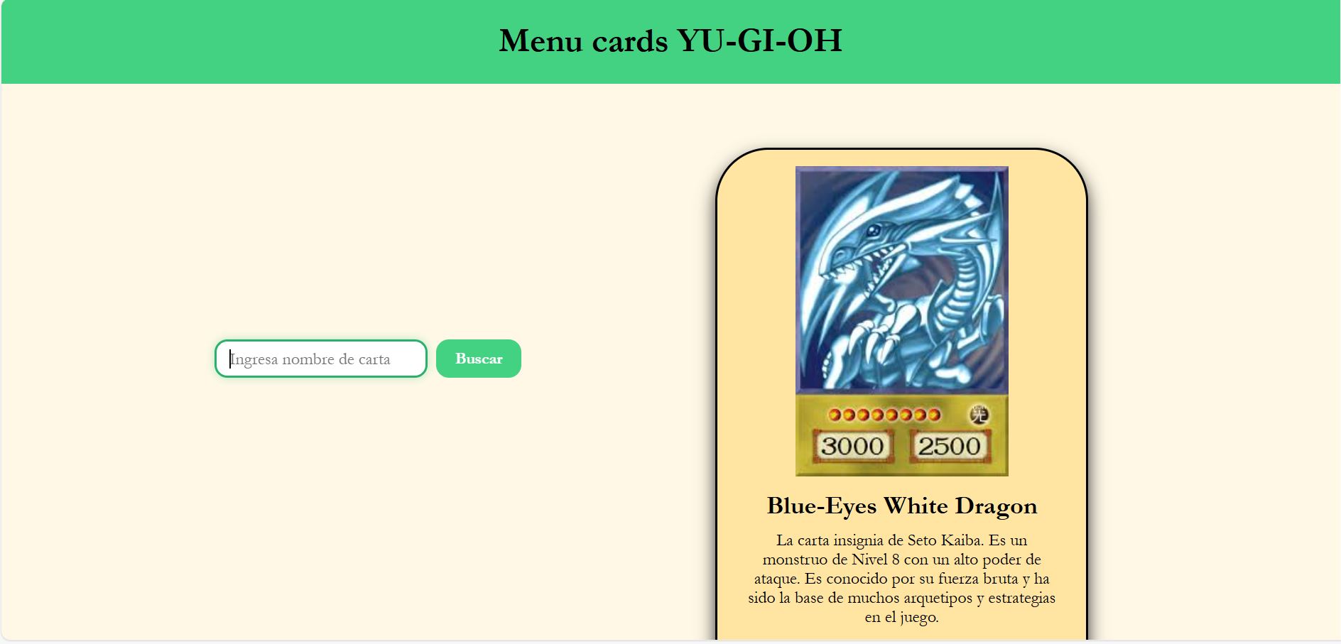 Project Cards Page image